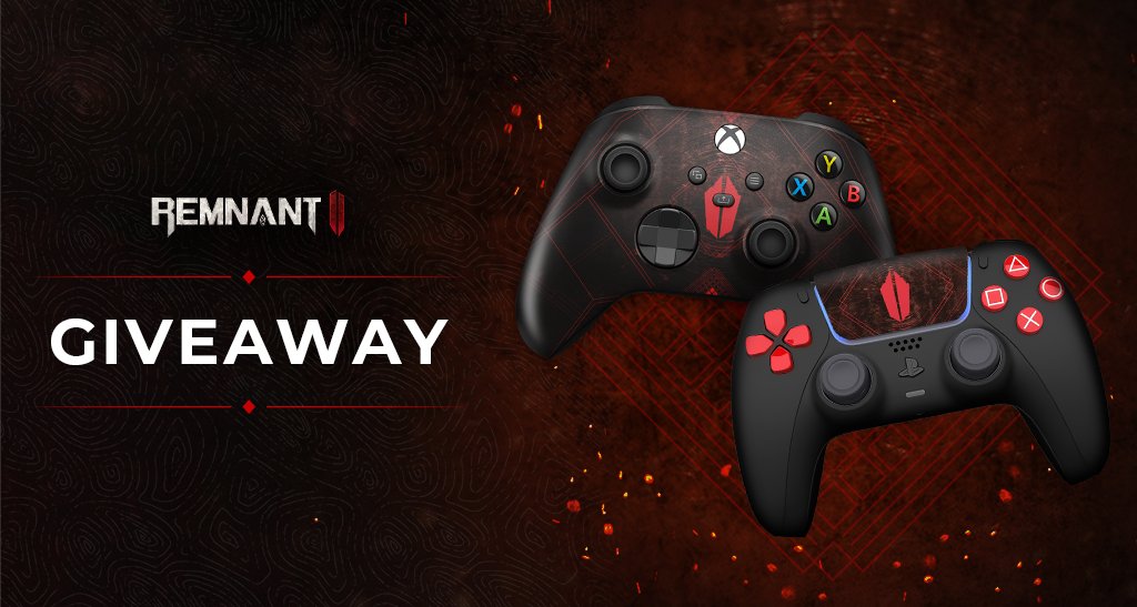 FEXTRALIFE GIVEAWAY! 🔥 LIVE

To celebrate cross-play support being added to <a href="/Remnant_Game/">Remnant 2</a> across PC, PlayStation 5, and Xbox Series X|S, we’re giving away an exclusive Remnant II PlayStation and Xbox controller, a Handler Archetype hat and codes for the game!

👉  ENTER HERE: