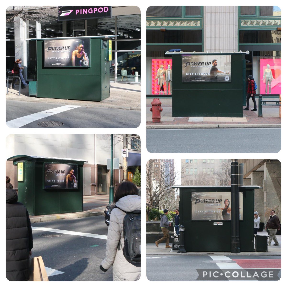 We continue to put in our reps with our campaign for City Fitness with newsstands in Philly 🏋️‍♀️ 🏃‍♀️ 💪