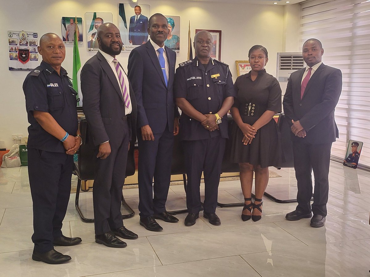 Very productive meeting with the IG of Police yesterday. The LRC's desire to complete the stalled Police Bill resonates with that of the SLP. The Police Act 1964 is clearly out of tune with some extant laws &amp; modern policing patterns. Thanks <a href="/UNDPSierraLeone/">UNDP in Sierra Leone</a> for supporting this.