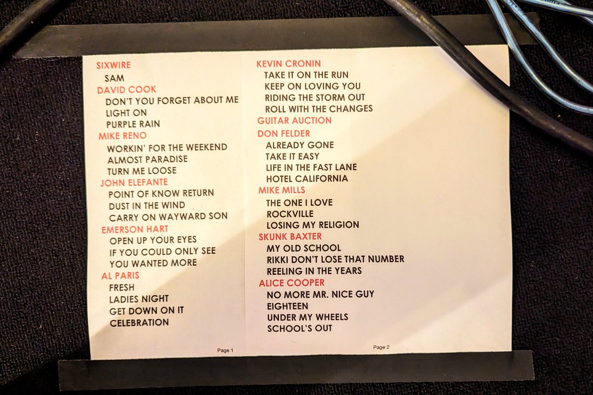 johnhowardbass's tweet image. All to fight #ChildhoodCancer. So proud of my #Sixwire family and the part we get to play in this amazing event. We backed up these amazing #RockStars who all pitched in together to show what is indeed possible...wow! 2/2