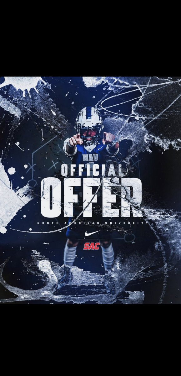 Juan Huerta (@juanhuerta1616) on Twitter photo #AGTG After a great conversation with @CoachjakeNAU, I’m blessed to have received my 1st offer from North American University <a href="/NAU_FB/">NAU Football</a> <a href="/TheCoachGordon/">Coach Gordon</a> <a href="/RecruitDobieFB/">Dobie Football Recruiting</a> <a href="/DobieLonghornFB/">Dobie Longhorn Football</a> #AGTG After a great conversation with @CoachjakeNAU, I’m blessed to have received my 1st offer from North American University <a href="/NAU_FB/">NAU Football</a> <a href="/TheCoachGordon/">Coach Gordon</a> <a href="/RecruitDobieFB/">Dobie Football Recruiting</a> <a href="/DobieLonghornFB/">Dobie Longhorn Football</a>