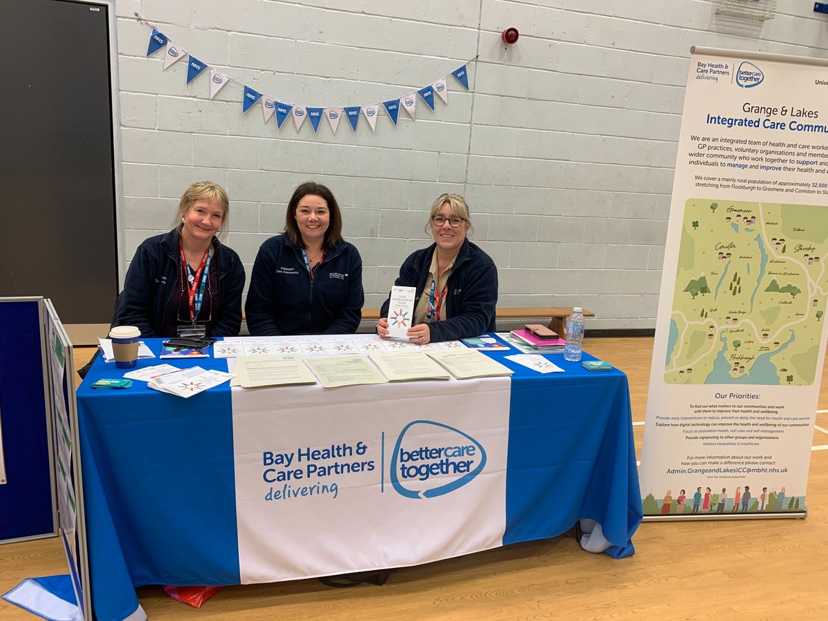 A great day for @grange_lakesicc team talking to students at the job fair today at Furness College. They look like they have enjoyed it hope the 600 students did also