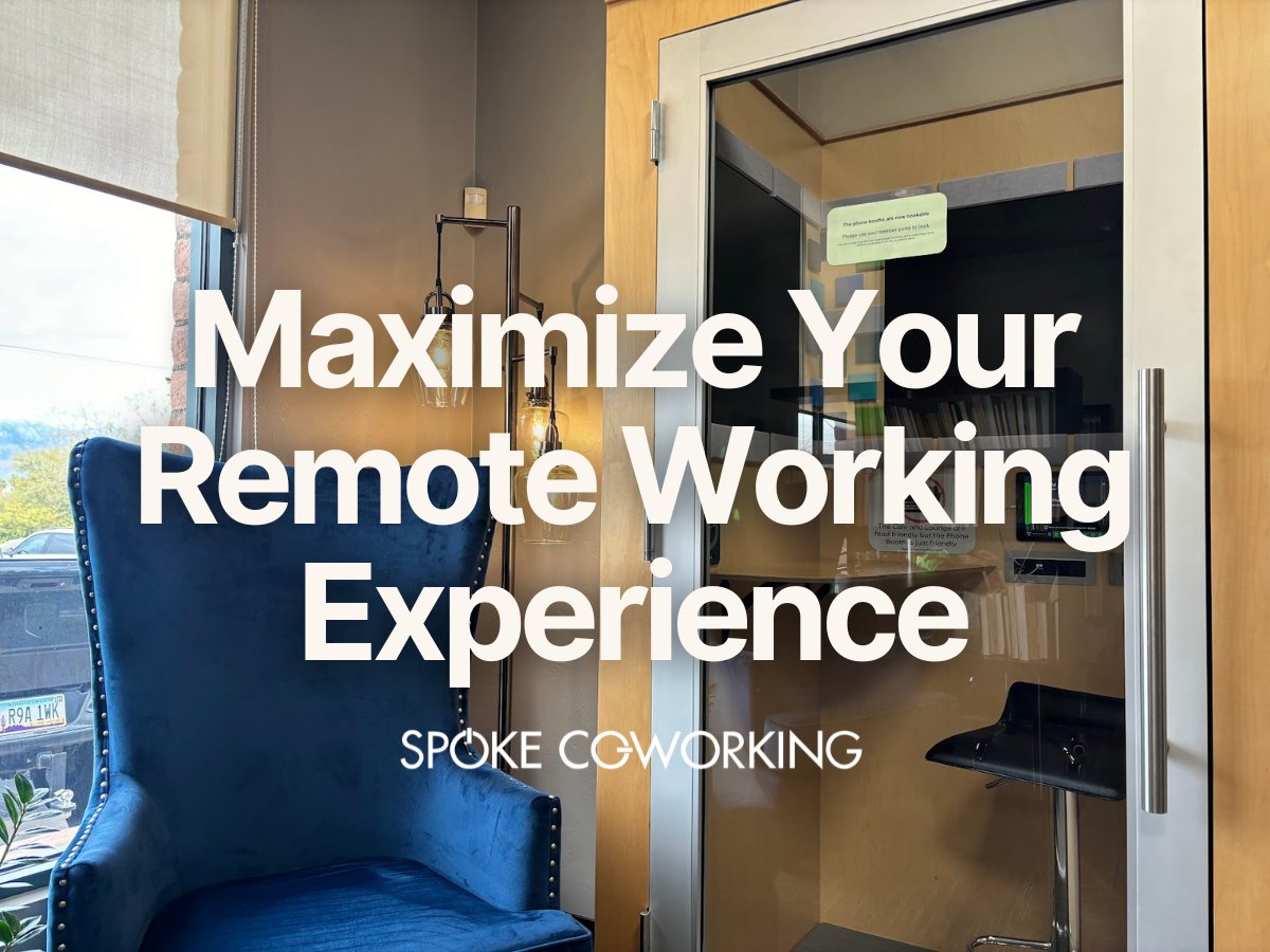 SpokeCoworking's tweet photo. Embrace remote working at our coworking space! https://t.co/g97MFIYMQv