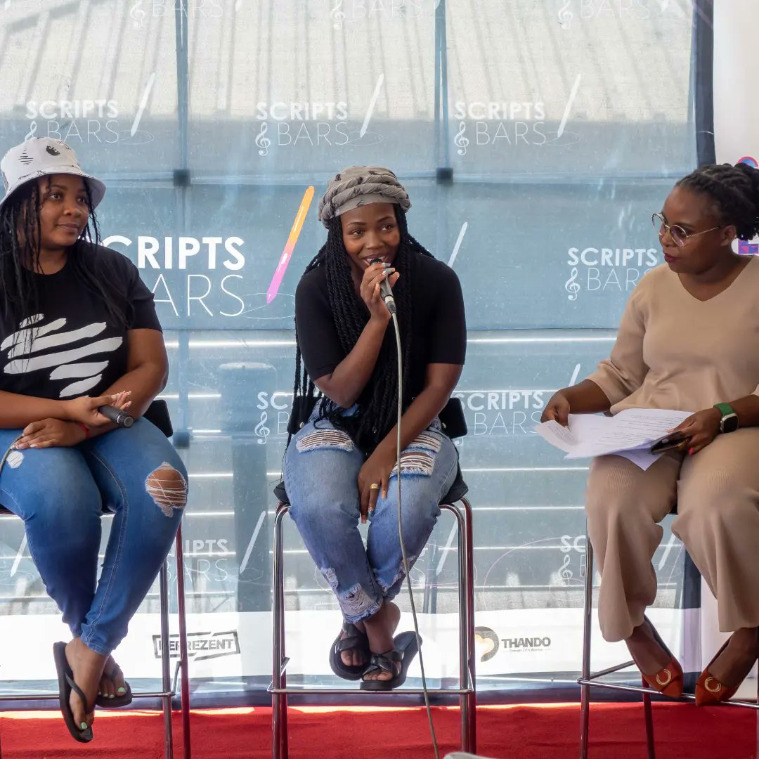 scriptsandbars's tweet image. Highlights of 1st panel of Creative Hustle featuring current cohort participants Michelle and Sonkomose who shared key insights and takeaways from the program. 

@kaymediaafrica @southernafricaarts 

#scriptsandbars #creativeaccelerator #creativeeconomyweek creativeecononyweekZW