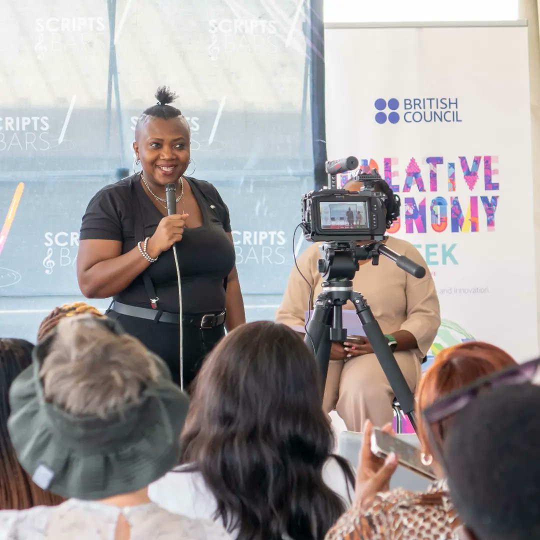scriptsandbars's tweet image. Highlights of 1st panel of Creative Hustle featuring current cohort participants Michelle and Sonkomose who shared key insights and takeaways from the program. 

@kaymediaafrica @southernafricaarts 

#scriptsandbars #creativeaccelerator #creativeeconomyweek creativeecononyweekZW