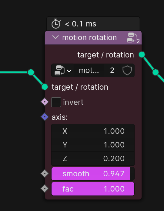 auriv_exe's tweet photo. also made a nodes that orients the camera along its movement so its looking forward https://t.co/iXJmeMkdA7