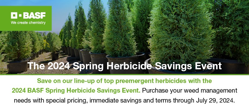 Confidentially control weeds this season with our Spring Herbicide Savings Event. Save big on FreeHand® 1.75G herbicide, Pendulum® AquaCap herbicide, and Tower® herbicide. Special pricing available now through April 30th. Learn more - bit.ly/3QhAg2k