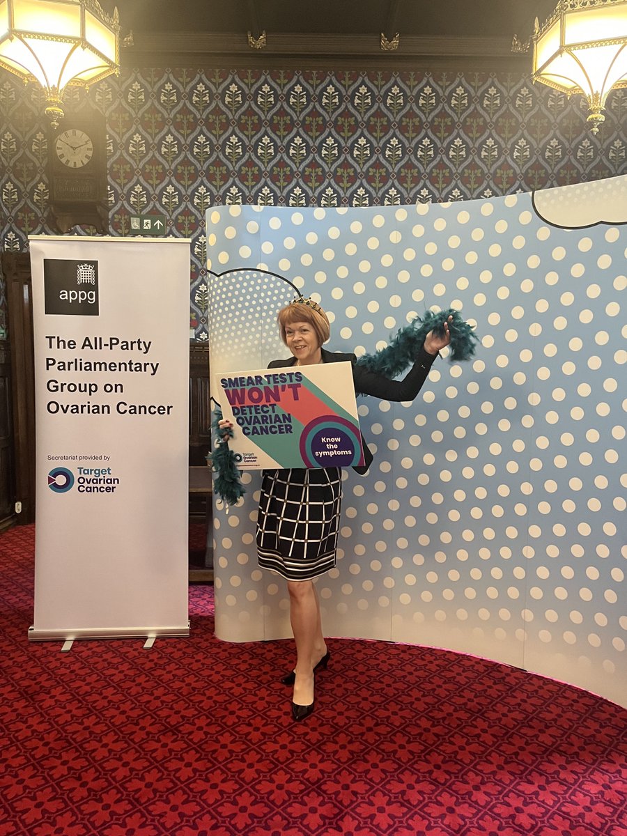 What a Teal Hero pose <a href="/morton_wendy/">Wendy Morton MP</a>!

Thank you for joining us at our #TealHeroes event in Parliament and for helping us raise awareness of the symptoms of ovarian cancer.