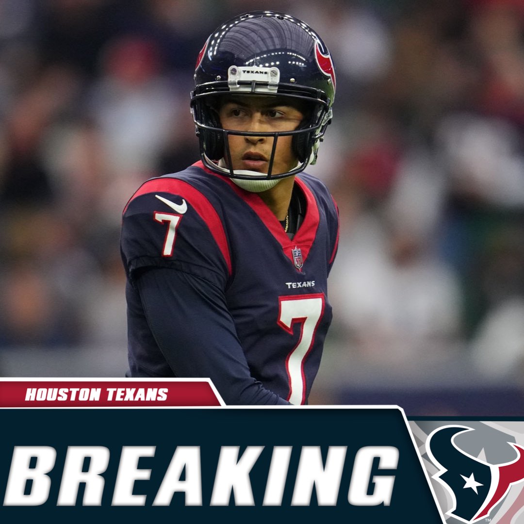 The #Texans re-signed K Ka’imi Fairbairn, according to @Djbienaime 💰 One of the most consistent kickers in the league.