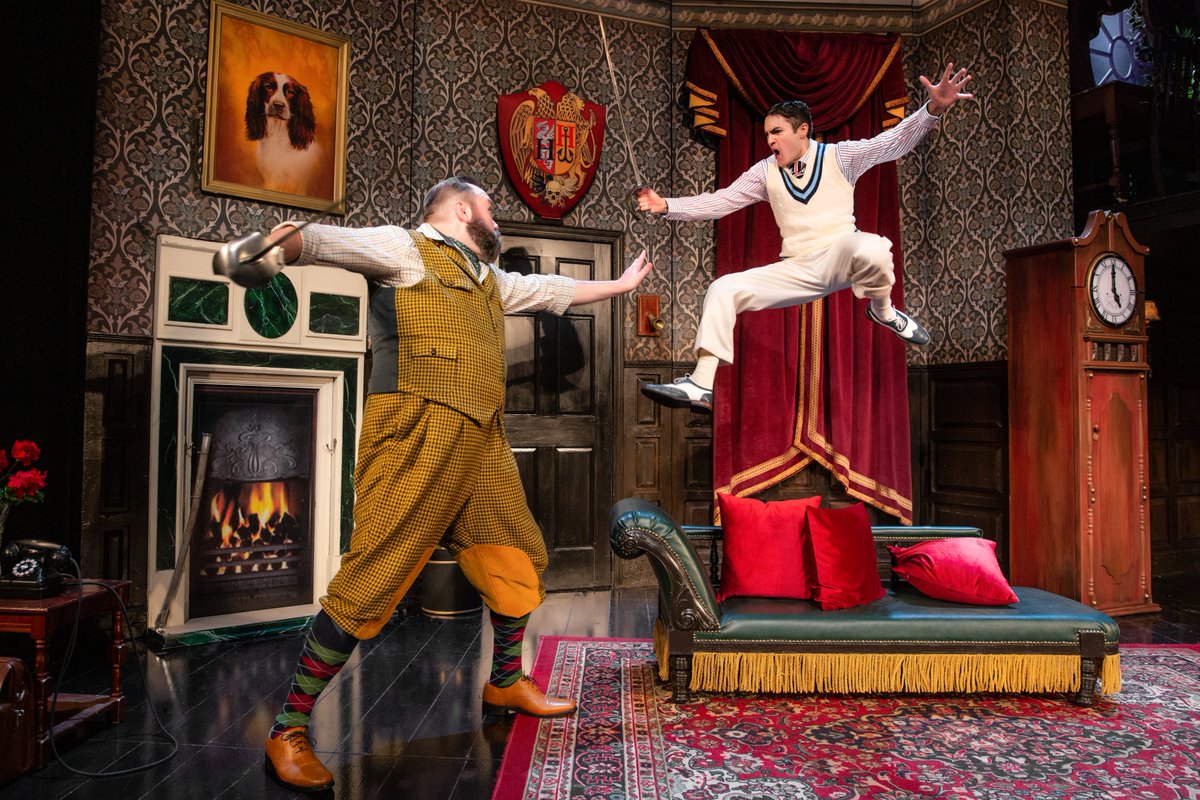 We are jumping for joy at our new BroadwayBox offer for THE PLAY THAT GOES WRONG. See how you can save on tickets now through September! 📸: Jeremy Daniel broadwaybox.com/shows/play-goe… #theplaythatgoeswrong #comedy #discountoffer #savings #offbroadway #offbway #theater #theatre