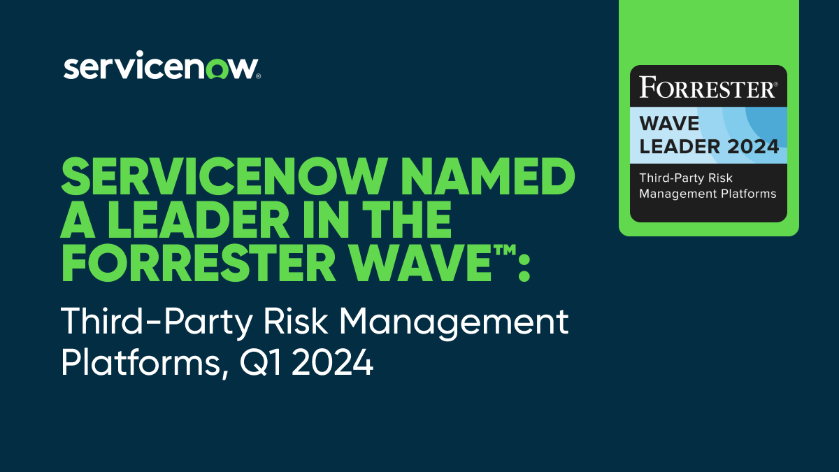 ScottFerguson77's tweet photo. We’ve been named a Leader in The Forrester Wave™: Third-Party Risk Management Platforms, Q1 2024! 🎉 Learn why our TPRM solution has been recognized with this exciting honor: https://t.co/biFCasYnF3 https://t.co/ft9uXXMHtt