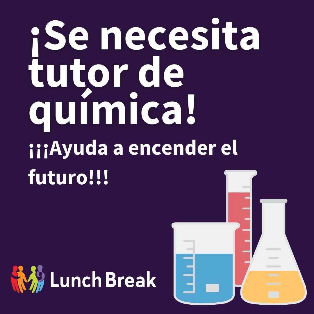 Volunteer needed for our Alliance for Success Program! Interested volunteers must: 🧪 Pass a background check 🧪 Have a passion for working with youth 🧪 Have after-school and weekend availability Contact Rlehrman@lunchbreak.org | (732) 747-8577 Ext. 3203