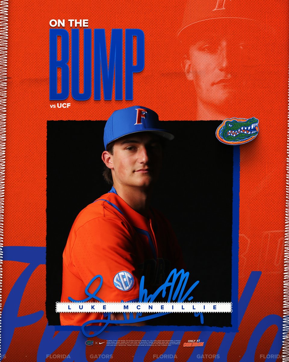 𝗧𝗼𝗻𝗶𝗴𝗵𝘁'𝘀 𝘀𝘁𝗮𝗿𝘁𝗲𝗿: RHP Luke McNeillie

#GoGators