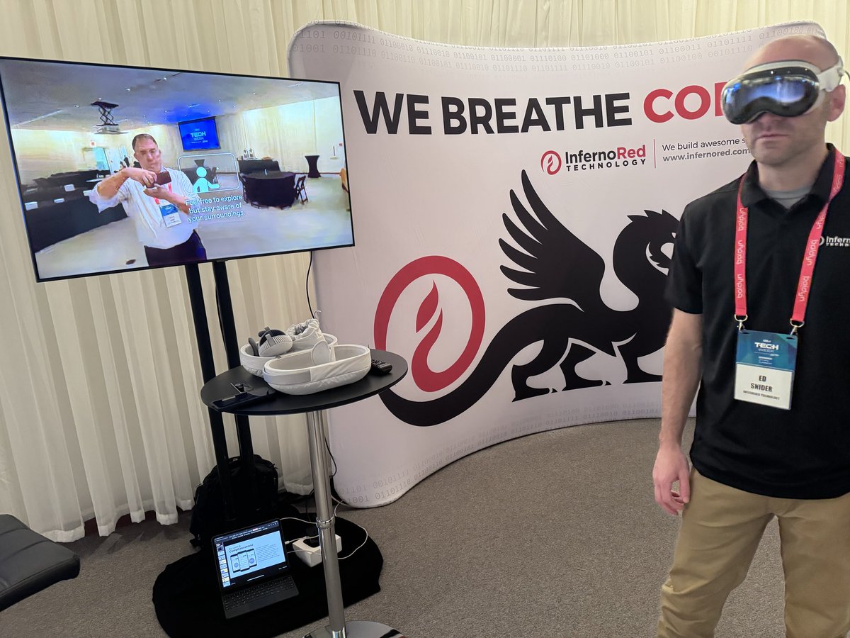 Getting set up at <a href="/SBJ/">Sports Business Journal</a> Tech Week! See you soon!