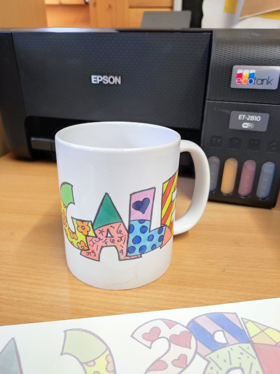 Really impressed by my first attempt at a sublimation printed product! Looking forward to helping pupils transfer their amazing Romero Britto graphics onto mugs in the coming weeks. Such an easy and cheap way to create such a professional outcome. Exciting 🤩