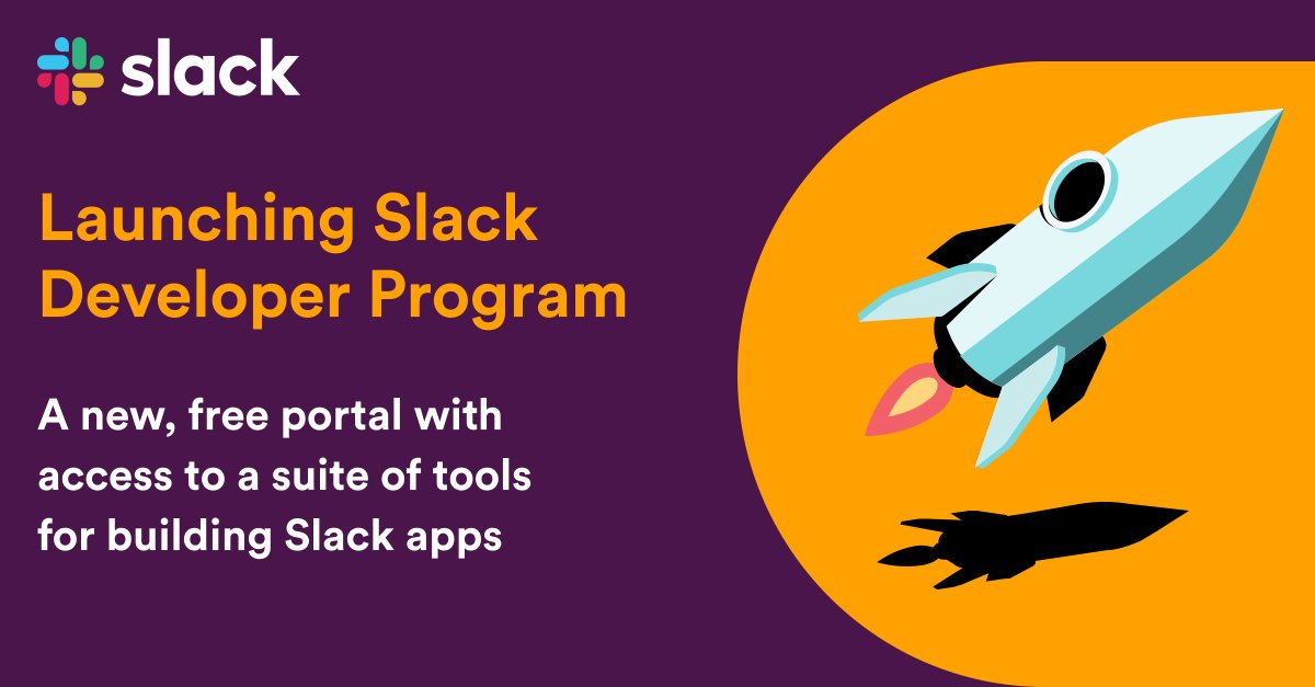 SlackAPI's tweet photo. BIG NEWS, DEVS 📢 We're excited to introduce the new Slack Developer Program! 

Starting today, all developers are welcome to join a free developer portal where you can access sandboxes, custom functions, and seamless CI/CD workflows. 🤖💡 

Sign up here: https://t.co/AdsaY1QS4U https://t.co/lbeD8nPFXU