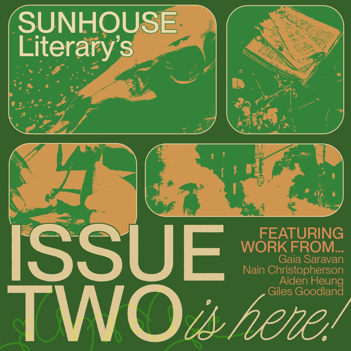 sunhouseorg's tweet image. ISSUE 2 OF SUNHOUSE IS OUT NOW! Quiet departures, transitional hours, drifting towards another... Issue 2 of SUNHOUSE is almost heartbreaking in what it brings to you and leaves behind. Featuring Gaia Saravan, @nainchris, @AidenHeung , and @lexiconoclast!🫶💨💫🌇🕯️