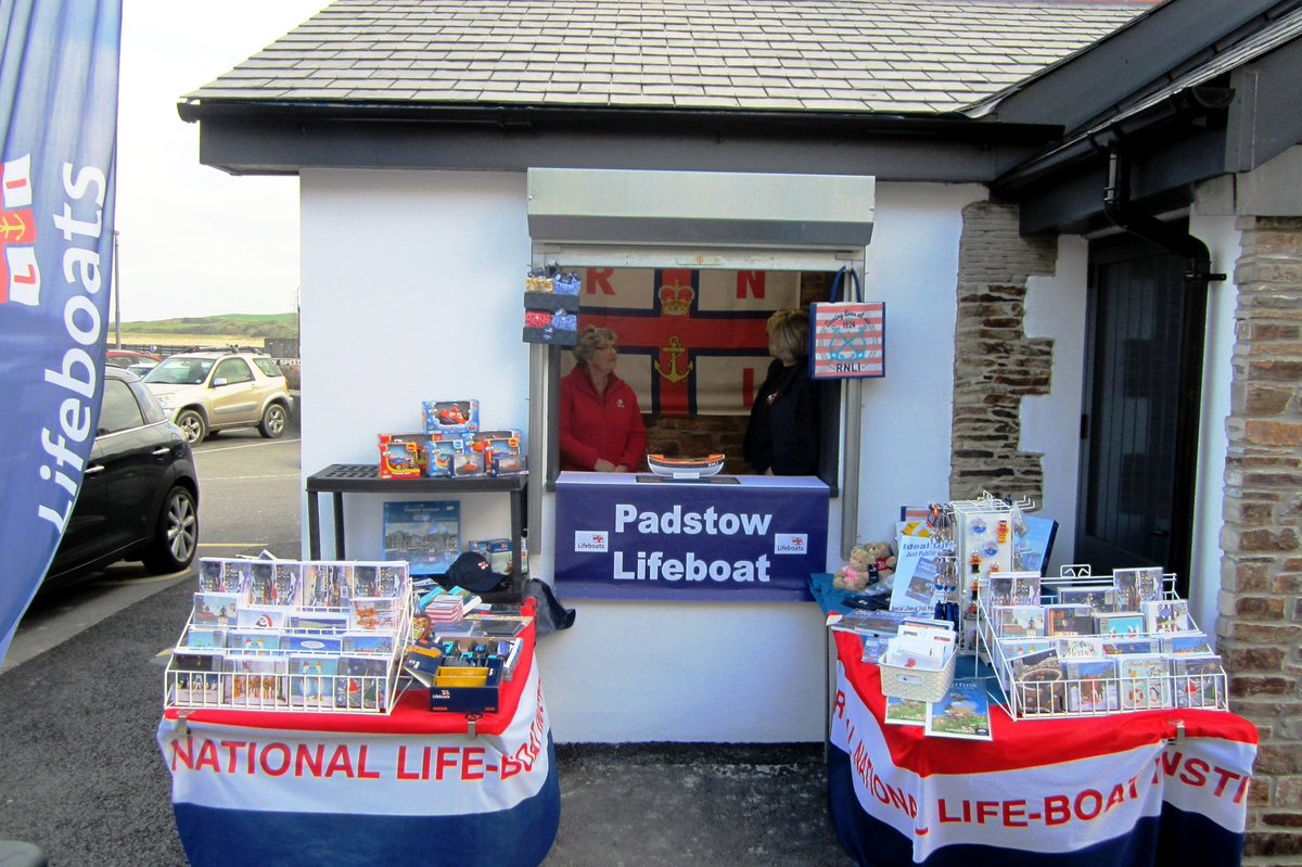 Every Thursday (weather permitting) our Cabin on the Quay is open (10am -1pm) in Padstow Harbour, managed by our dedicated volunteer Anne (pictured here). This Thursday (7 March 2024) there is a 15% sale on all stock! Please come to see us and grab a bargain! 
#rnli200years