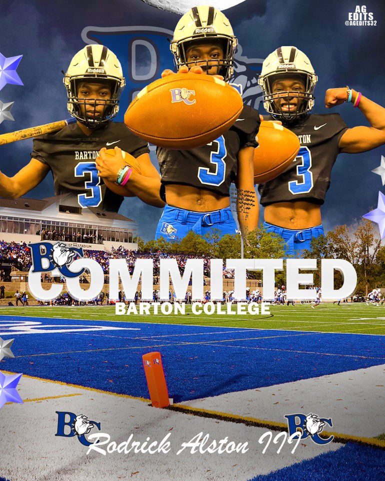 Blessed to announce I’ve committed to Barton College!!!🤍💙 <a href="/Coach_JVinson/">Coach Vinson</a> @FBCoachMariani <a href="/barton_fb/">BartonCollegeFB</a> <a href="/hester_chip/">Chip Hester</a>