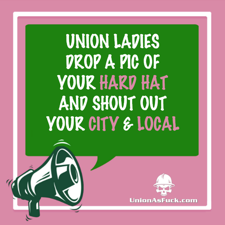 #HardHatWednesday
#UnionAsFuck #UnionAF #UnionAFLocal69

#wicweek #wicweek24 #26yearsofwicweek #womeninconstructionweek2024