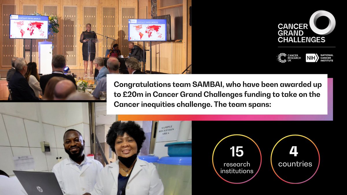 So proud to be involved in the public Patient Involvement arm of the #SAMBAI project which is one of the recipients of the Cancer Grand Challenge Awards looking at cancer risk and outcomes in diverse populations to reduce cancer inequities including #pancreaticcancer @CancerGrand