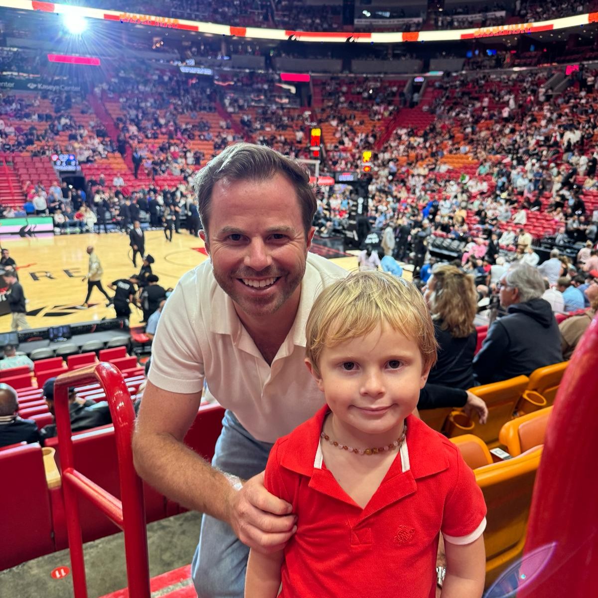 haberlawmiami's tweet image. David Podein celebrated 305 Day by taking his son James to his first Heat game last night! #GoHeat 

#HaberLawFamilies #Haberlaw