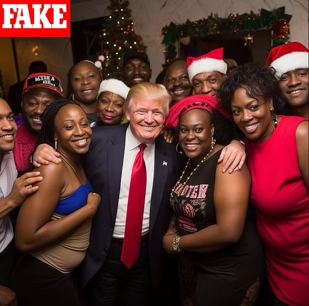 @pistonsgameball @KeneAkers You know they're desperate when they resort to creating AI images of Trump hanging out in the hood; which he has NEVER done or EVER will. Here are some of the bullshyt images right here: