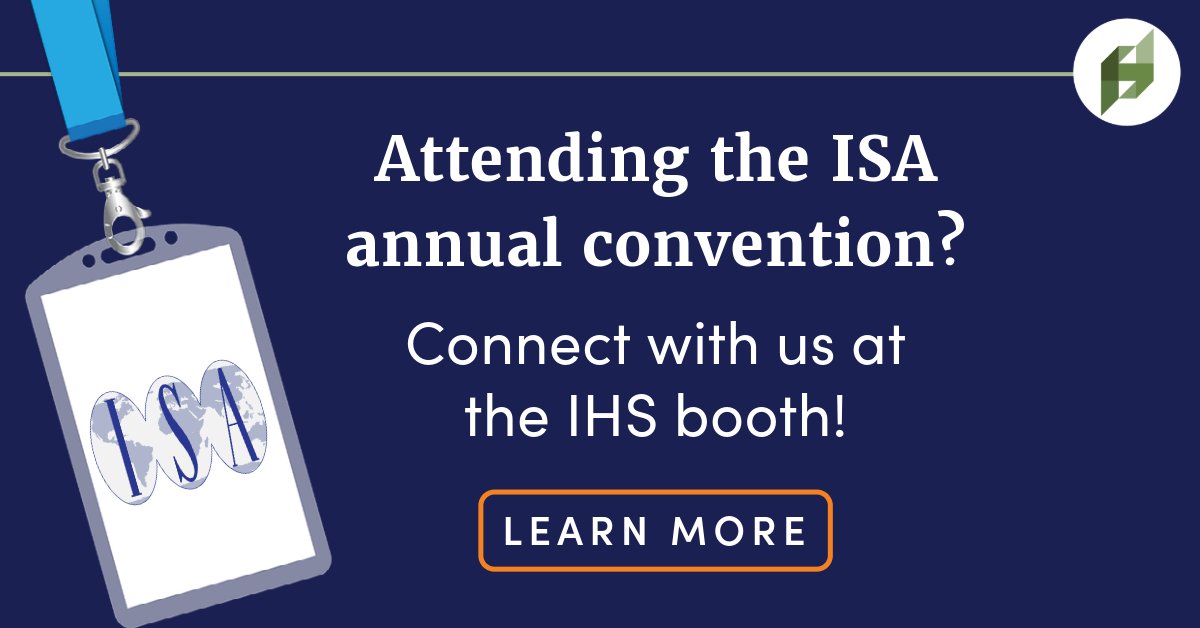 Join us in San Francisco to uncover the latest research in international studies at the @isanet annual convention April 3–4. Visit the IHS booth to discuss upcoming opportunities for scholars of international affairs! #ISA2024 theihs.org/academic-progr…