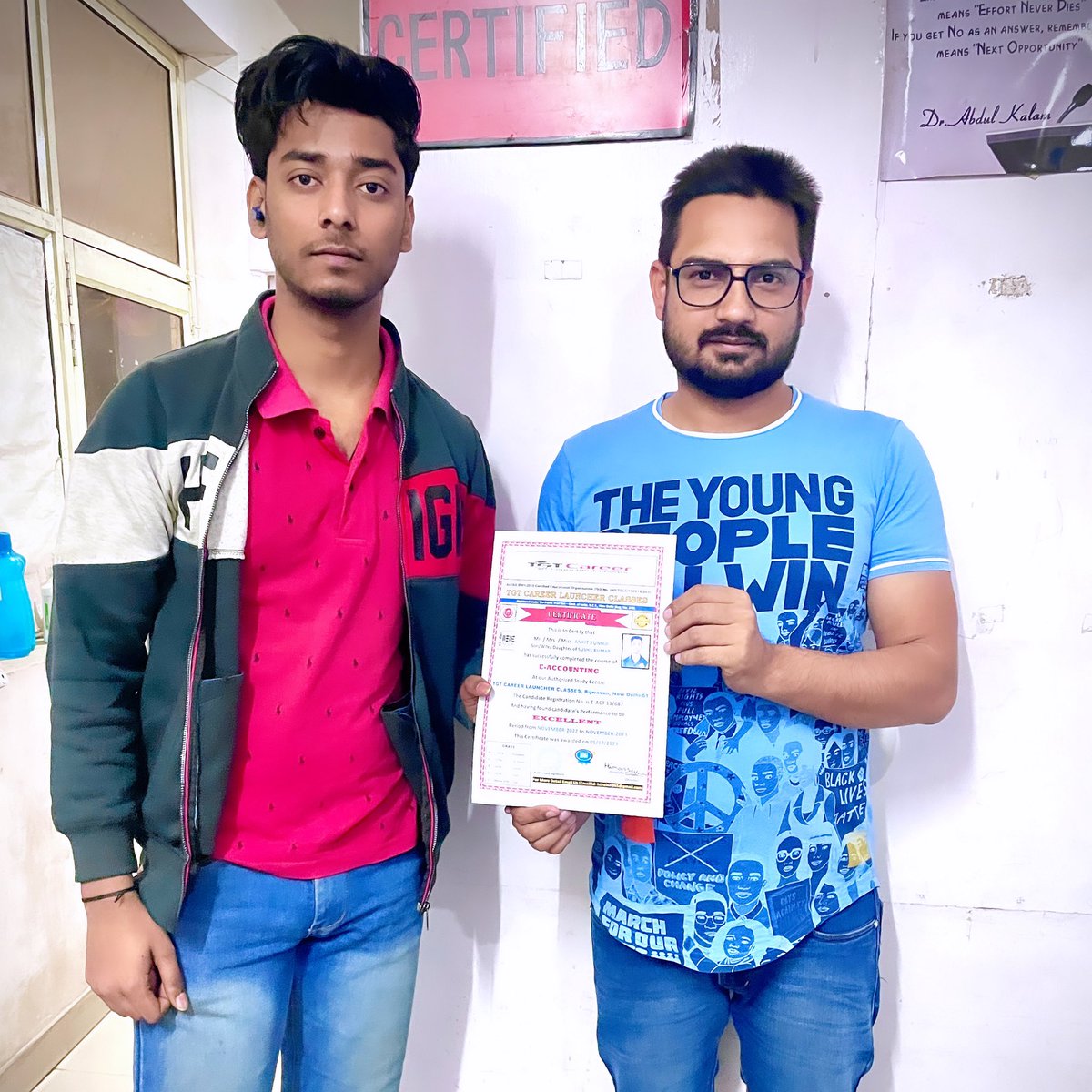 One More Student 👨‍🎓 Certified By Our Institute 
#tgtcareerlauncherclasses #himmithakur #certificate #certificates #certificated #certifícate #certificatecourse #certificatecourses #certificateprogram #firstcertificate #msexcel #msexceltips #computereducation #computercourse