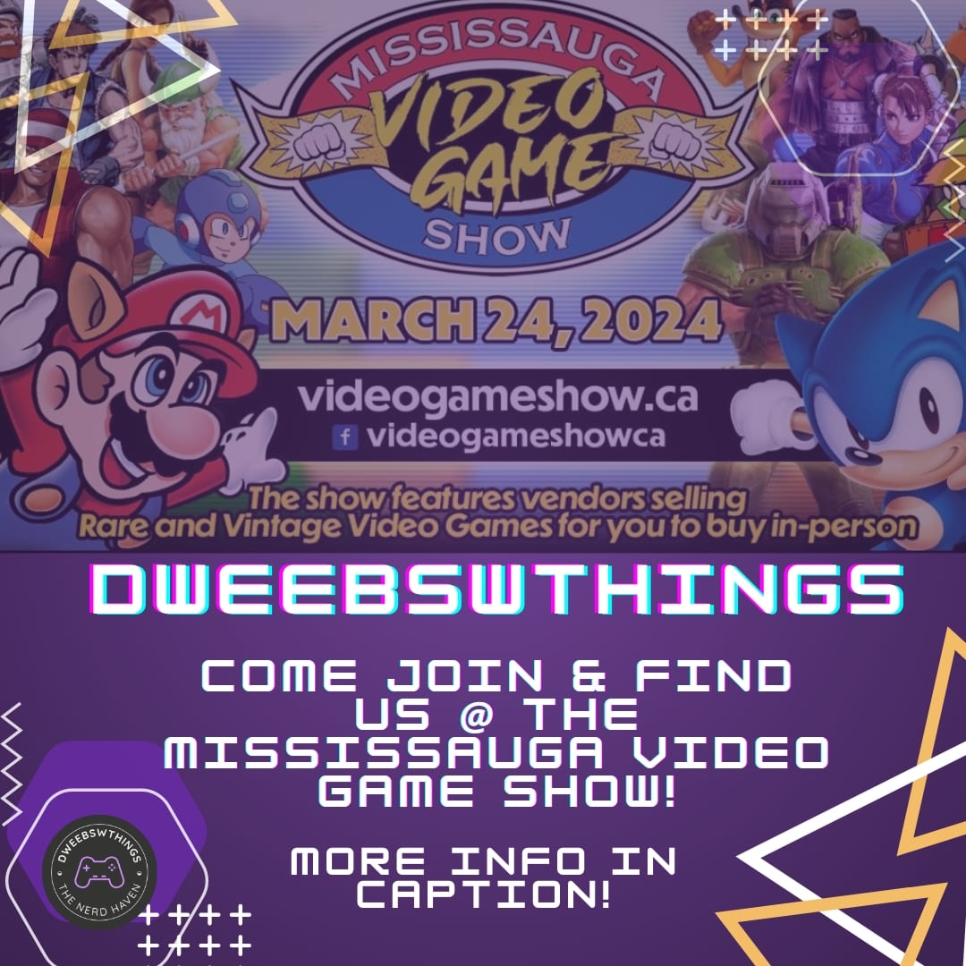 First time I'll be leaving my baby girl for the day to be a vendor at the Mississauga Video Game Show 🥹😪!. Bittersweet. But come find us at the show to see our goodies! 

#videogames #videogameshow #videogameshop #smallbusiness #canadianbusiness