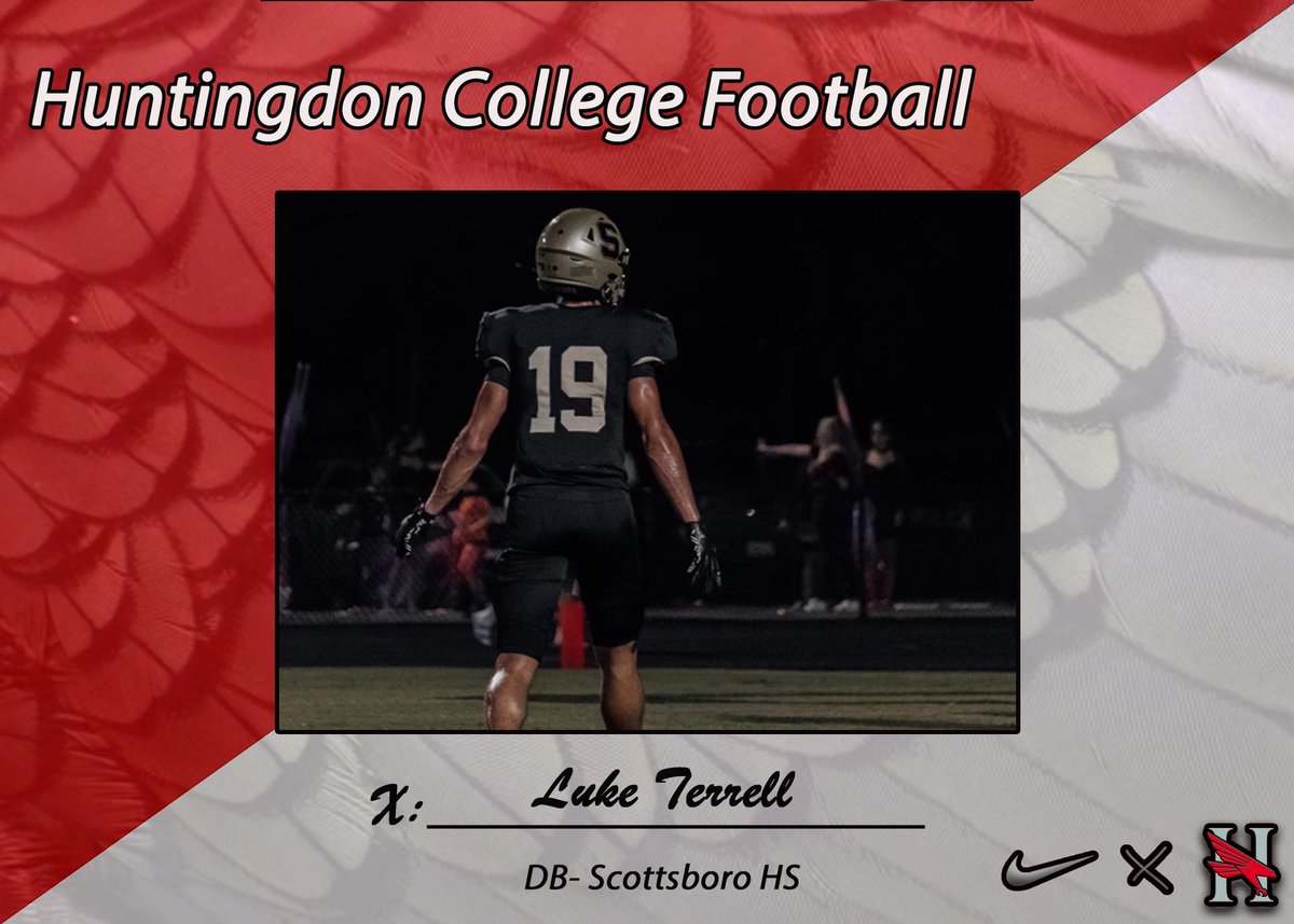 Next is a DB from Scottsboro who loves to fly around and hit. Welcome @iamluketerrell