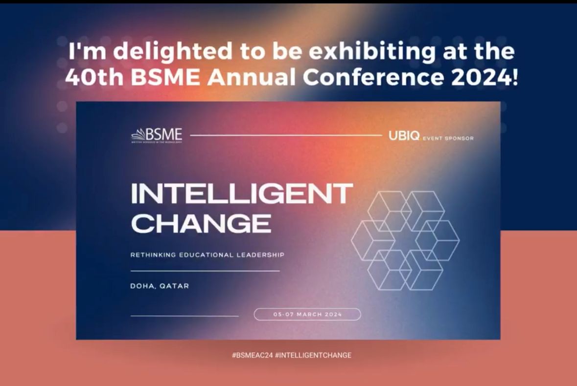 Edsidera is thrilled to be exhibiting at the 40th BSME Annual Conference, The Grand Hyatt, Doha, Qatar. Join us at table 81 to discover how we're transforming education and empowering children worldwide!

#Edsidera #empoweringfutures  #BSMEAC24 #INTELLIGENTCHANGE