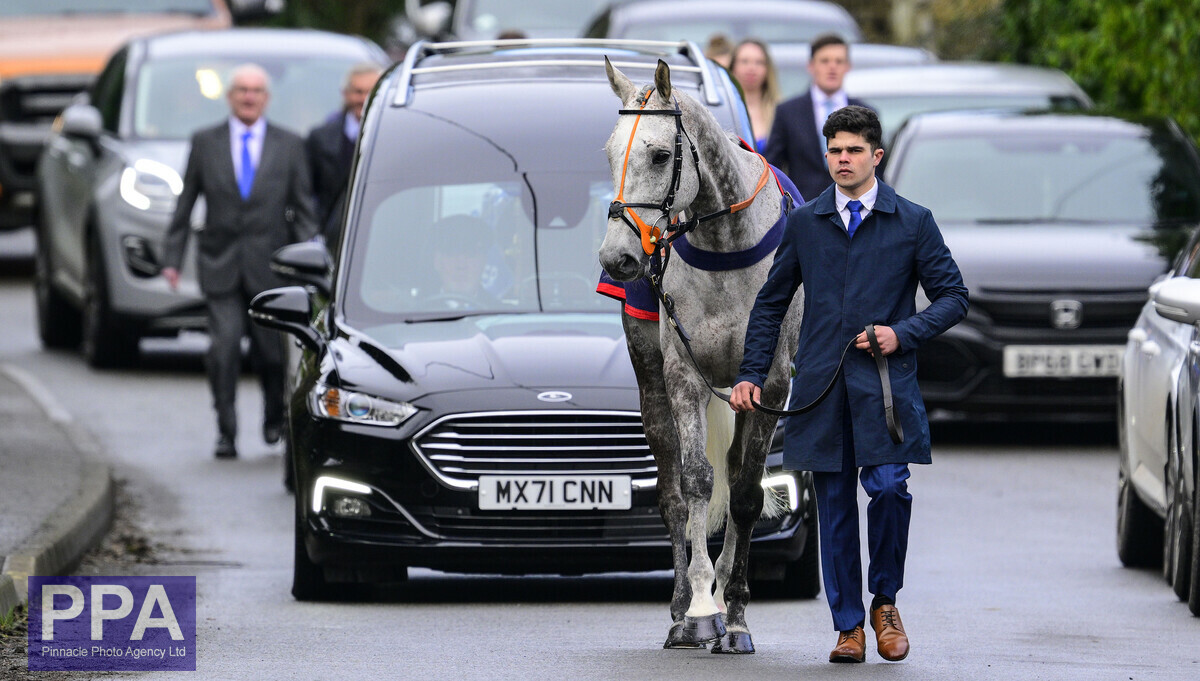 ppauk's tweet photo. Like the whole racing community, all of us at @ppauk were saddened by the recent passing of Keagan. It was our honour to be asked by @RacingPost to photograph the final farewell to an amazing, kind and warm jockey with consent from all involved @PFNicholls.  Sport can be so cruel at times.  #RIPKeagan