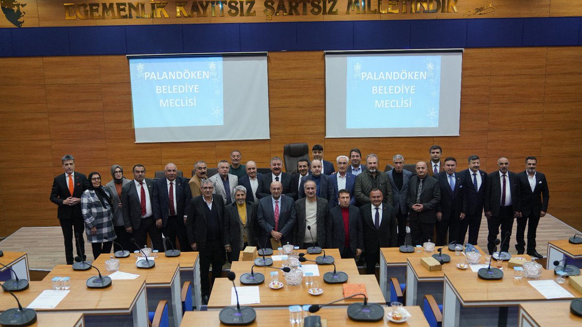 • Ve 2019-2024 dönemimizin son olağan meclis toplantımızı yaptık. 
Her bir meclis üyesi arkadaşıma 5 yıllık süreçte, hizmetlerimize sağladıkları katkı için minnettarım. Örnek bir uyum içerisinde, Palandöken’i eşsiz hizmet, yatırım ve projelerle buluşturduk. #palandöken