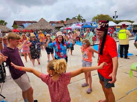 Your #WhatsGoodWednesday moment? Seeing our patients enjoying sand, sun and Trop Rock fun at the 2024 Music on the Bay event. ☀️🦜🎶 They even got to stir things up with the Sauce Boss! #FunFact: @shrinershosp has benefitted from this event for more than 10 years! #grateful #TY