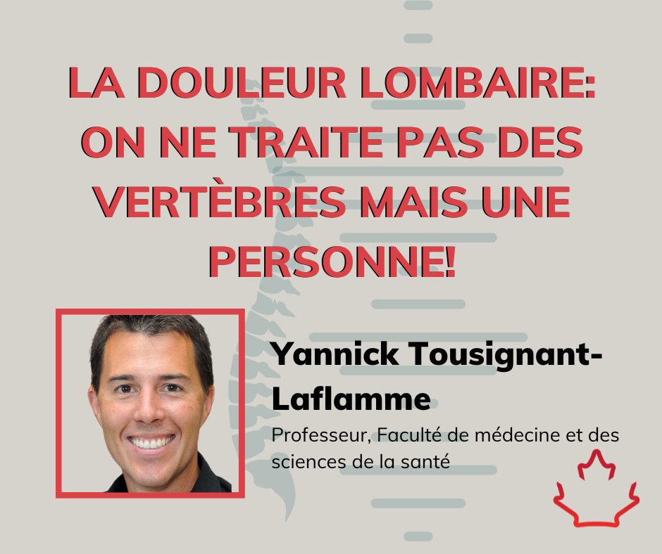 chronicpainCOE's tweet photo. La douleur lombaire: on ne traite pas des vertèbres mais une personne!

Plusieurs d’entre nous savons qu’il se fait de la recherche sur la doouleur chronique mais la question qui nous est souvent posée est : est-ce que c’est utile, à qui et à quoi ça sert finalement la recherche? https://t.co/a9kBW04d6N