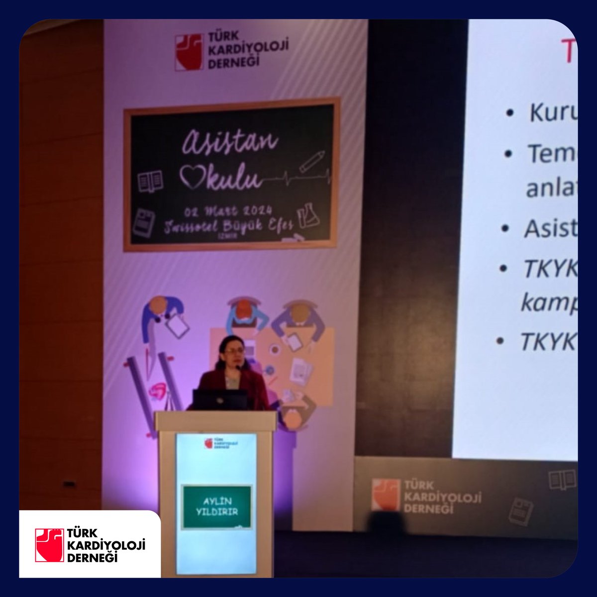 TKDResmi's tweet photo. TKD Asistan Okulu programımızın ikinci oturumu, 2 Mart Cumartesi günü İzmir’de, AKUT KORONER SENDROM temasıyla; fiziki ve online olarak yaklaşık 500 katılımcı ile başarılı bir şekilde gerçekleşti. https://t.co/KiUxm4EQLO
