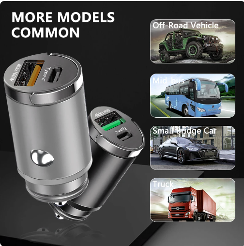 abdul_alim82746's tweet photo. 100W Mini Cigarette Lighter Car Charger Fast Charging for iPhone QC3.0 mini PD USB Type C Car Phone Charger for Xiaomi Samsung Huawei
👉https://t.co/p6UnQymop5
#CarCharger #FastChargingforiPhone #USBType https://t.co/29ZTPStpvb