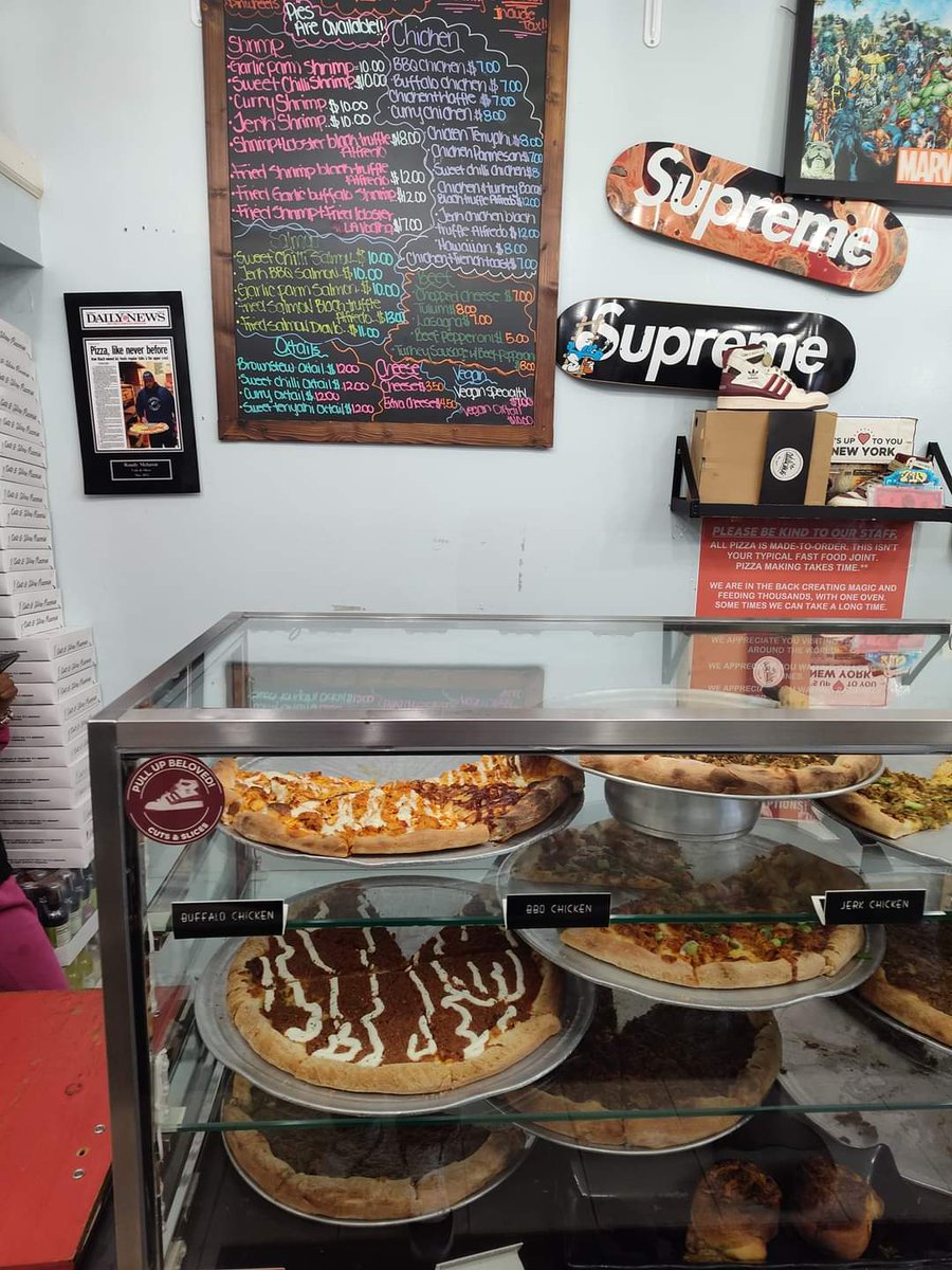 Jan 8 2024
#Oohlawddd check out  Cutsandslicesnyc just ordered that jerk chicken and chicken turkey bacon  black truffle Alfredo 🔥🔥🔥🔥