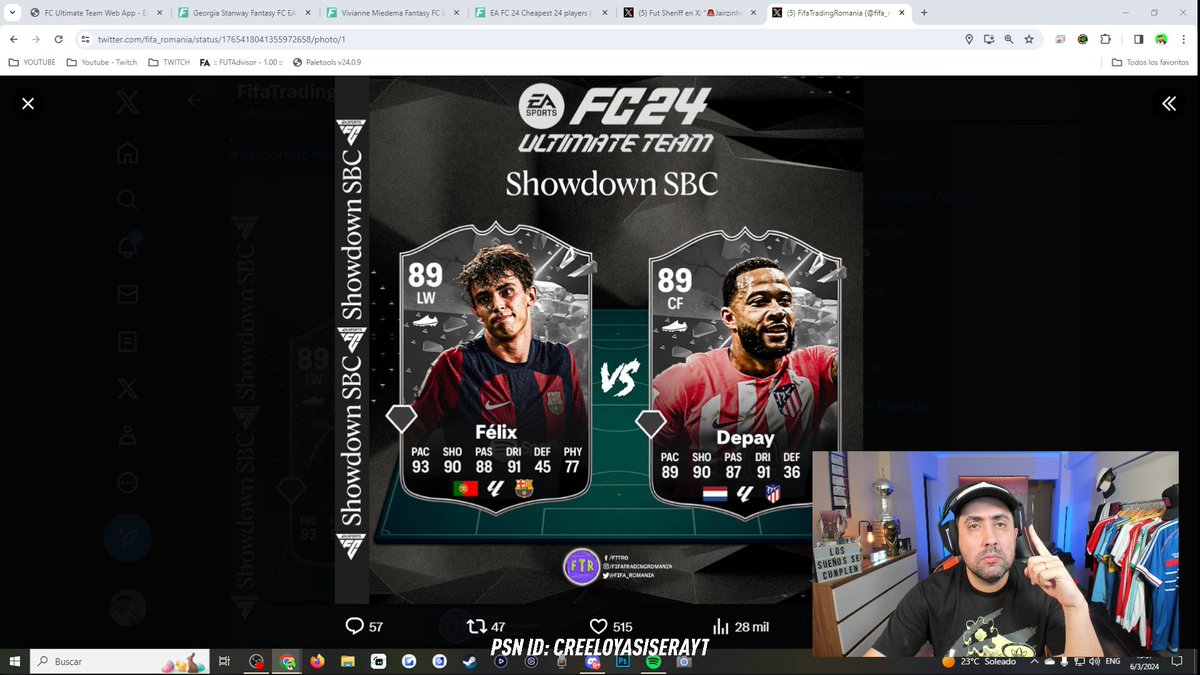 SE VIENEN COSITAS!
HOY TENEMOS ICONO???
IRL FIFERO CHILL
twitch.tv/sebas
twitch.tv/sebas