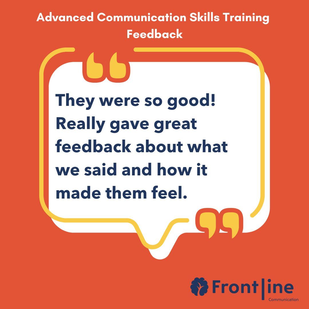 FLComs's tweet image. Another #ACST course, another glowing review for our actors. We're so proud of our team - not only are they able to give great true to life performances, they are also trained to give insightful and useful feedback. #BLACST #BLECST #ECST #FrontlineCommunication #NHSEd #MedEd