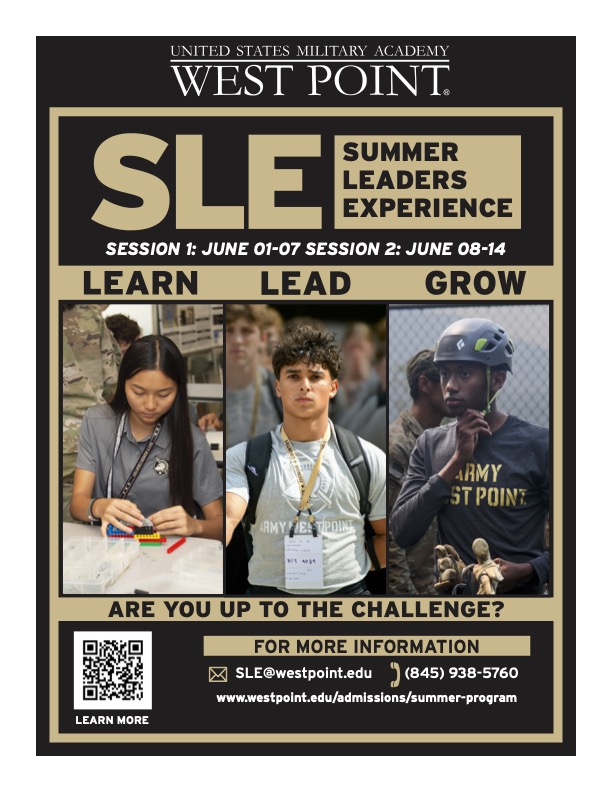 Juniors interested in West Point...here is a summer experience for you!