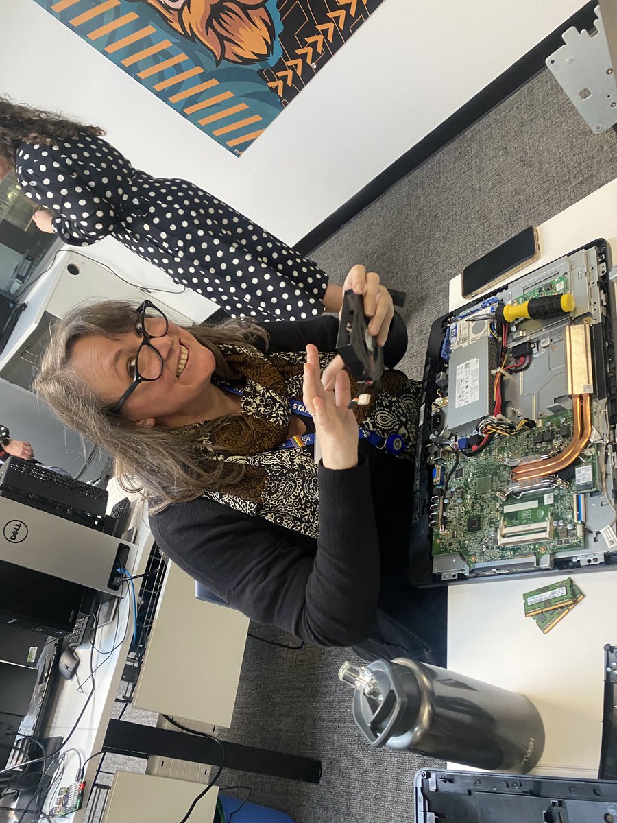 ResilienceMAT's tweet photo. A fantastic leadership challenge at @UTCLeeds this evening with our Trust leadership teams being taught by our students in mechatronics, turning and digital. #ReverseLearning https://t.co/s82URn6hzW