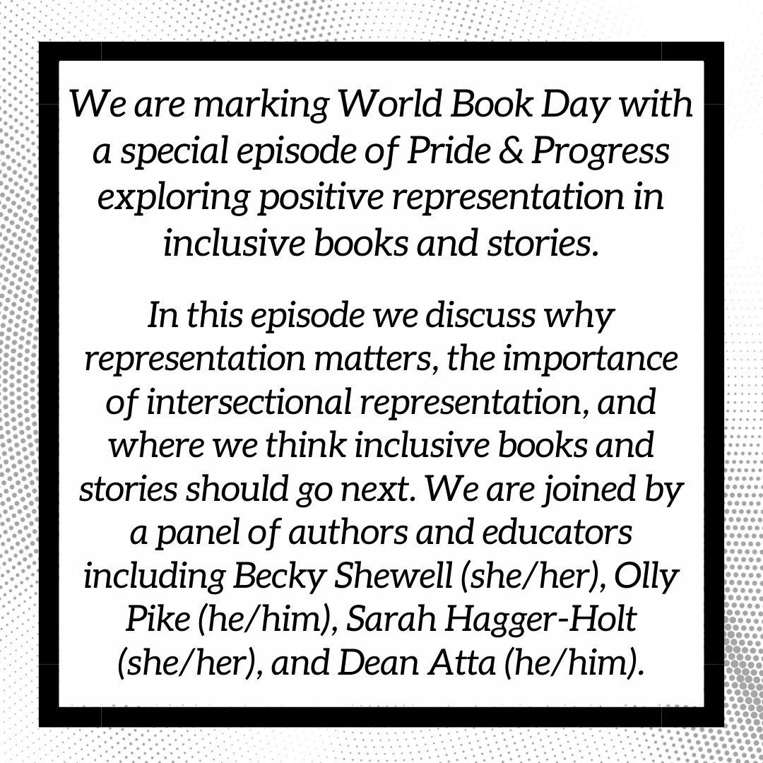 Tomorrow is #WorldBookDay2024 and we’ve got your commute covered with this episode exploring the importance of positive representation in inclusive books & stories with @DeanAtta, @ollypike, @SarahHaggerHolt, and Becky Shewell. Available now: podcasts.apple.com/gb/podcast/pri…