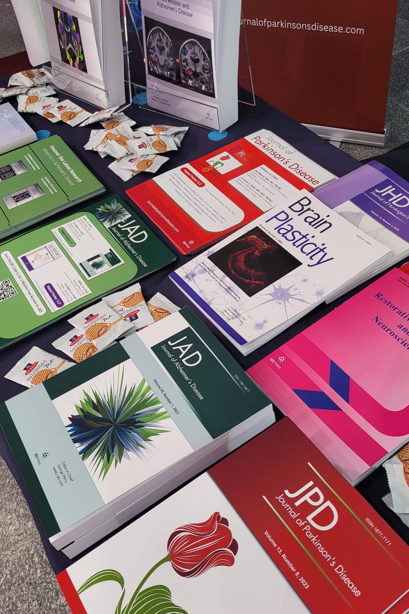 Visit the IOS Press table at #ADPD2024 to pick up a journal issue (if you still like print), find out more about JPD and related publications, including two new Handbooks on Alzheimer's and Prevention, or just to pick up a Dutch cookie or two. Find us next to the Lilly booth.