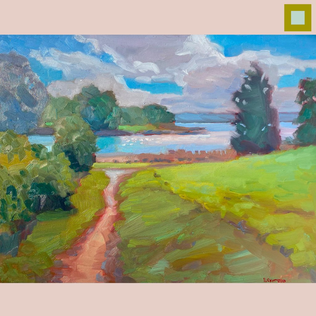 We've been thinking about Spring lately... It's right around the corner after all! #artgallery #bostongallery #newburystreet #newburystreetgallery #copleysocietyofart #boston #fineart #cosogallery #copleysociety #nonprofitart #bostonart #art #landscape