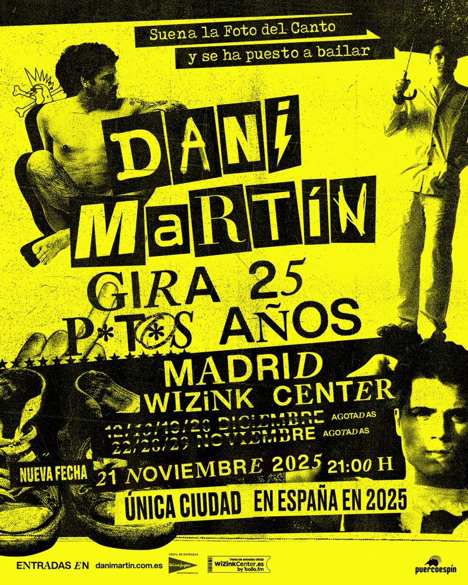 _danielmartin_'s tweet photo. Desde los 14 años sabía que haría una banda y que viviría un sueño como el que he vivido, que las emociones serían compartidas entre mis canciones y vosotros, que sacaría un disco, que haría una gira, que en mi plaza iba a contar que sonaría en la radio y vendrían a ver mis conciertos. Pero jamás en mi p*t* vida imaginé todo lo que me ha pasado. Situaciones inexplicables como esta, ya disponible el OCTAVO WiZink en:

@elcorteingles: https://t.co/Ipy0leEobS
@wizinkcenter: https://t.co/ynSUSaLw0W
