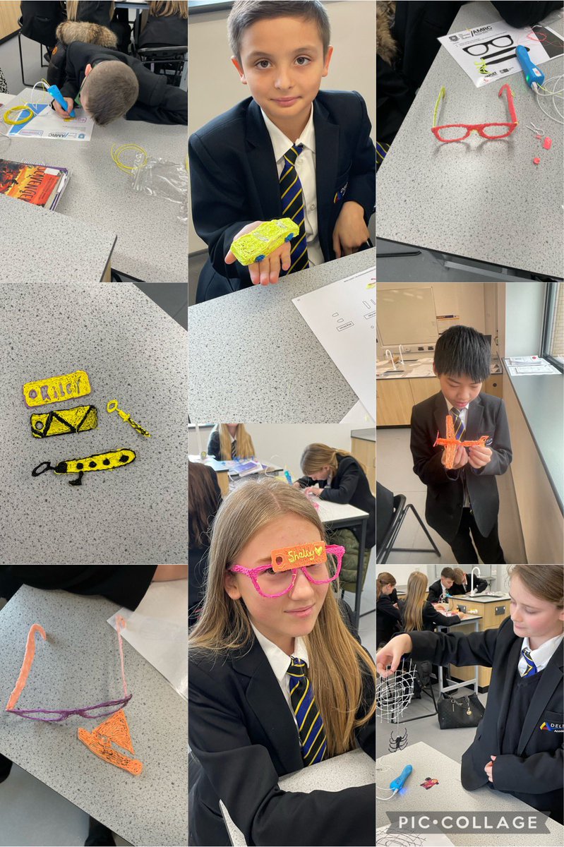 Year 7 students got the opportunity to experience an amazing workshop taking on the role of design engineers using  3D pens, delivered by Ms. Barker from <a href="/AMRC/">AMRC</a> today! 🖊️😎

#TeamAHA