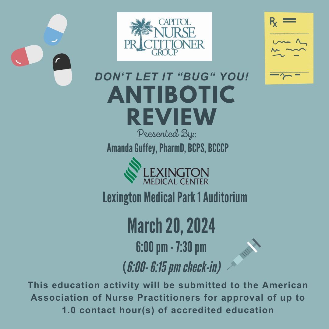 Don't miss out on the chance to register for continuing education opportunities on antibiotics. Sign up now! buff.ly/3qK5csi