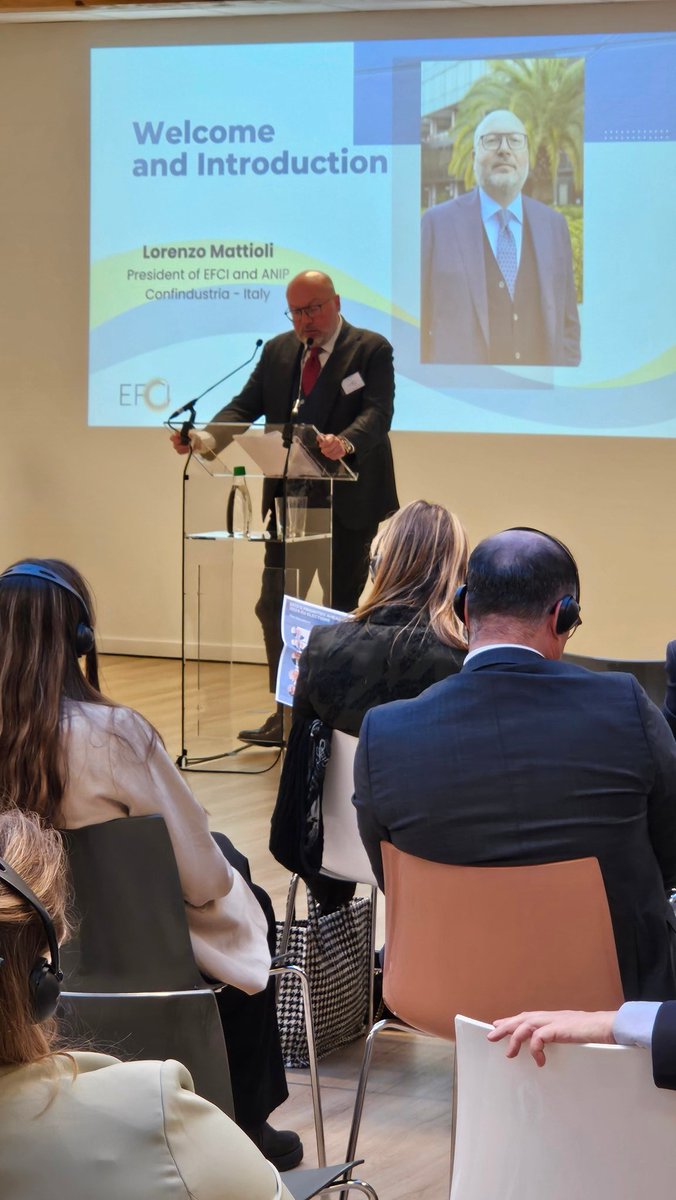 And off we start! President Mattioli opens the works of the presentation of our #Manifesto